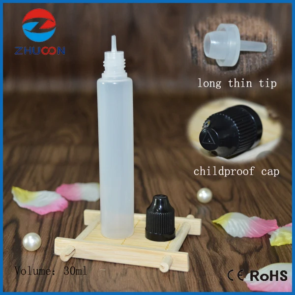Оптовая продажа и самых продаваемых 30 мл пластик электронной жидкости бутылка