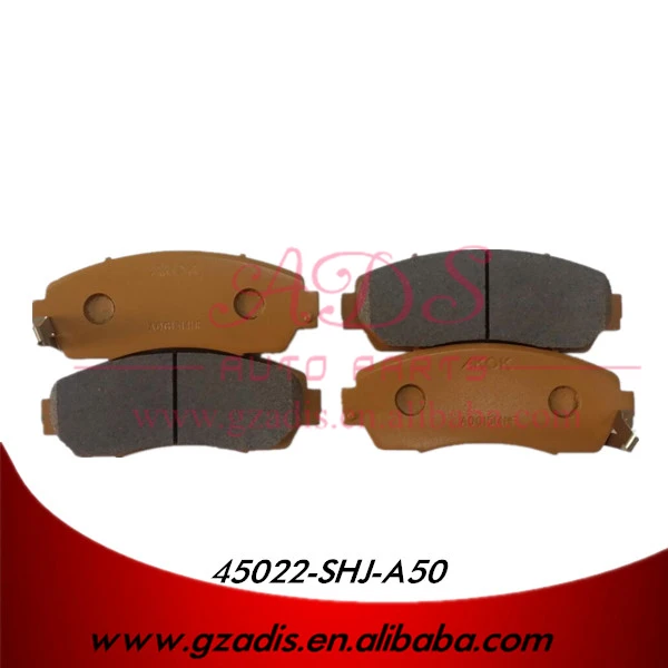 для re2/re4/crv отсутствие шума новый продукт тормозные колодки для honda автомобили oem: 45022-shj-a50