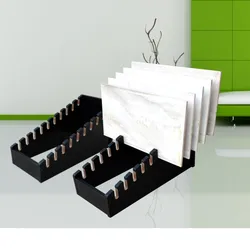 Tile and stone wood floor tile display stands for wood