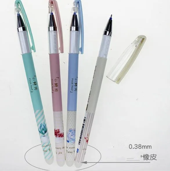 Pupils erasable pen crystal blue-black ink all needle easy to wipe the le pen creative stationery pen PN2560