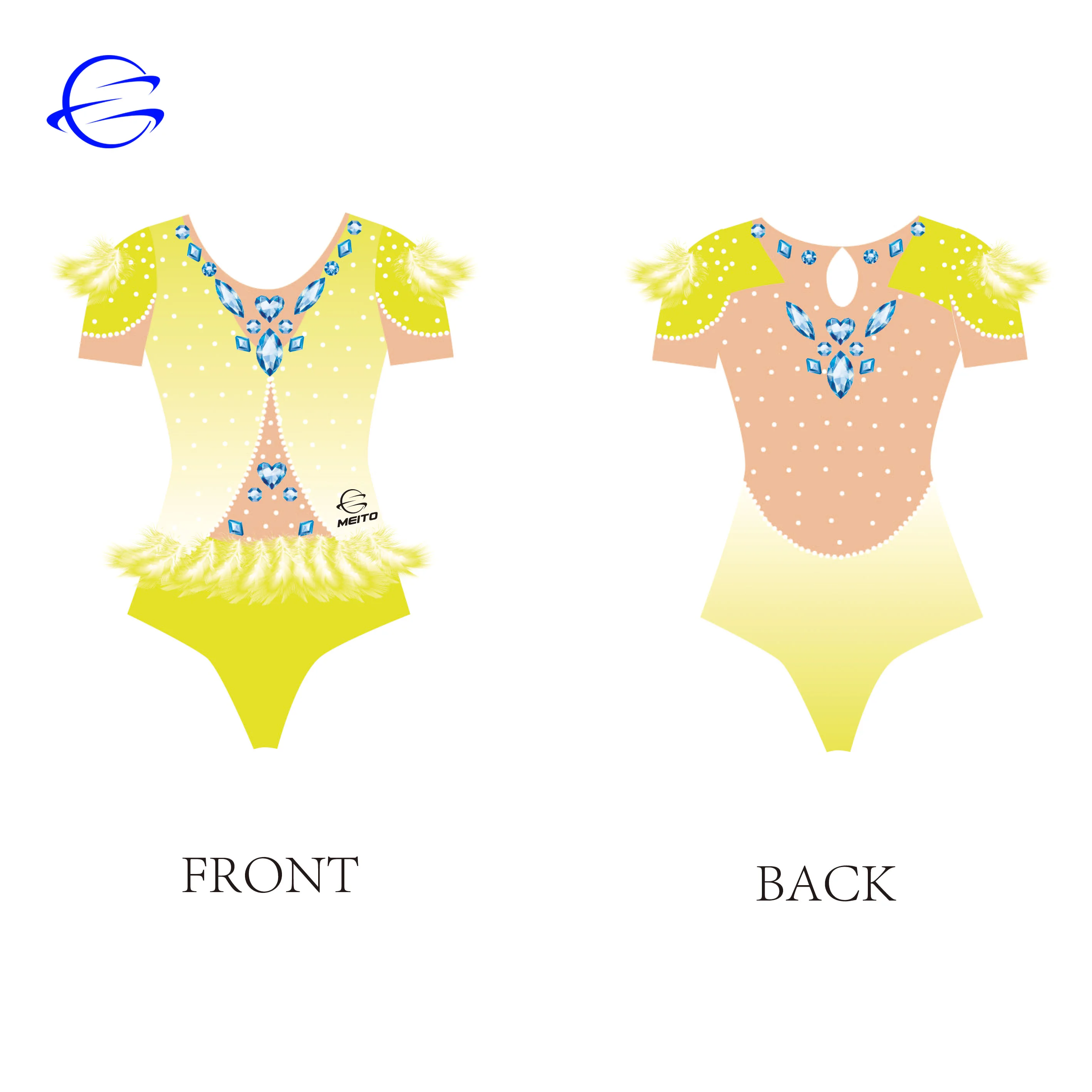 Breathable Custom Long sleeves Digital Sublimation Spandex Fabric Rright Black / Red Women Gymnastic Leotard