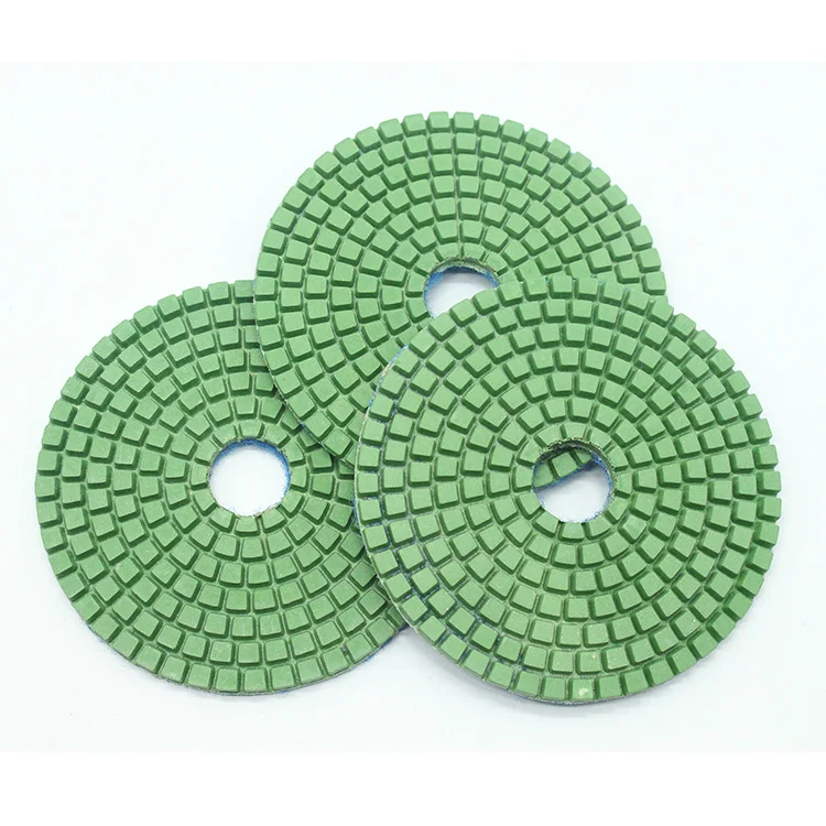 Wet Polishing Diamond Pads 100mm/disc for Marble Polish Buffing Pads 3 Step Polishing Pad High Efficiency & Working Longer Time