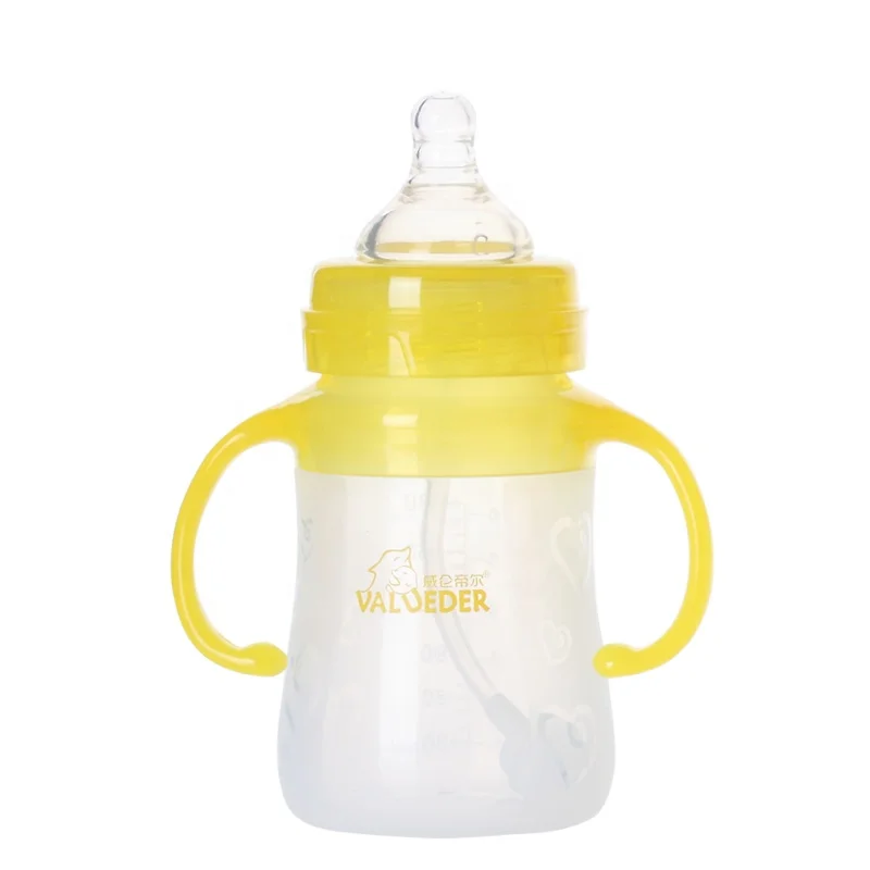 best selling  BPA-free silicone baby feeding bottle with nipple