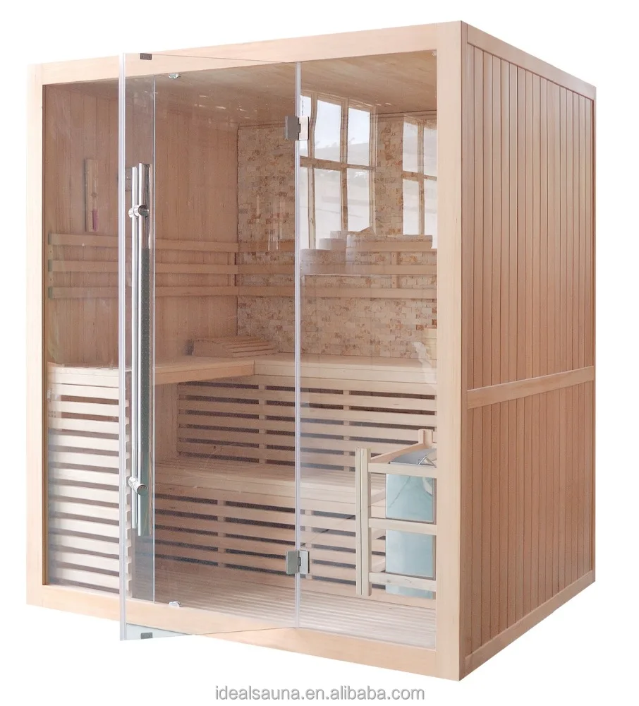 4 person traditional stone steam sauna room