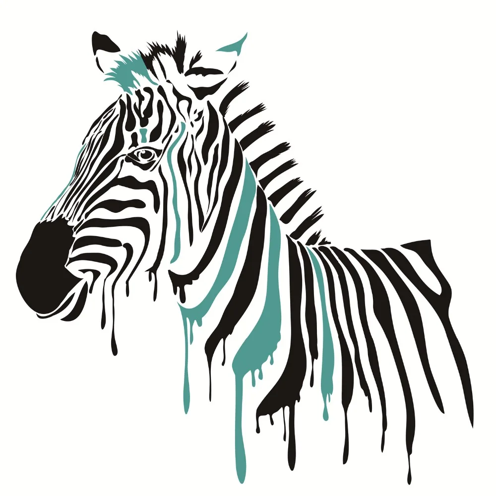 Factory supply new products zebra pop-art oil painting on canvas