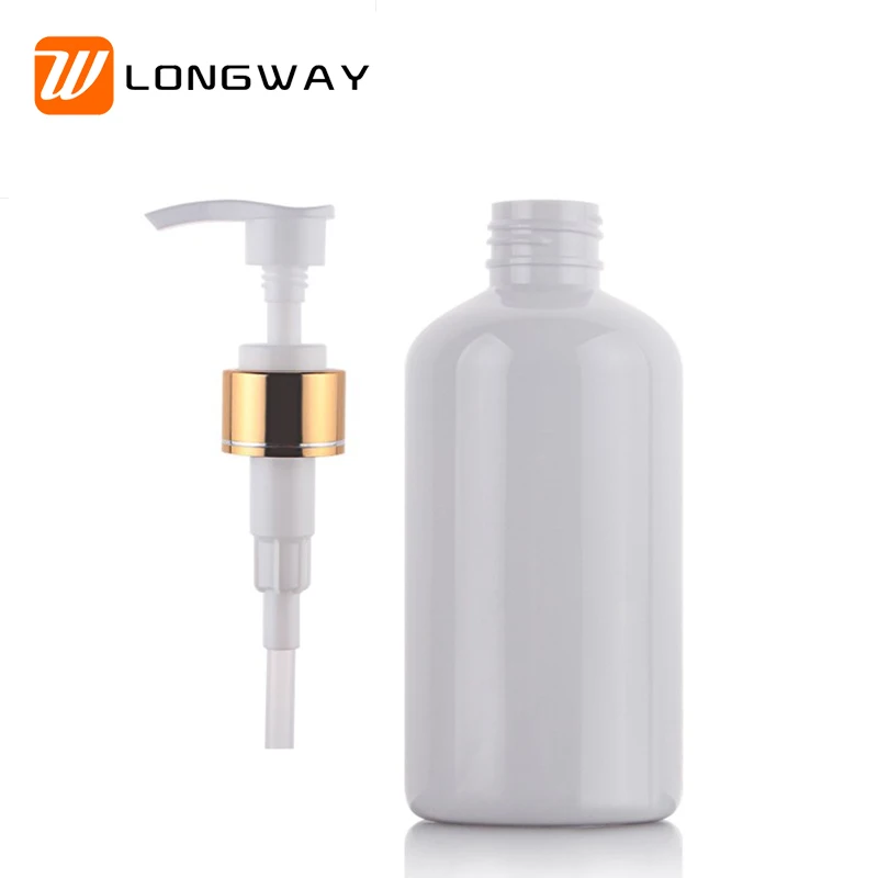 
200ml 250ml white design container custom spray liquid bottle for shampoo 