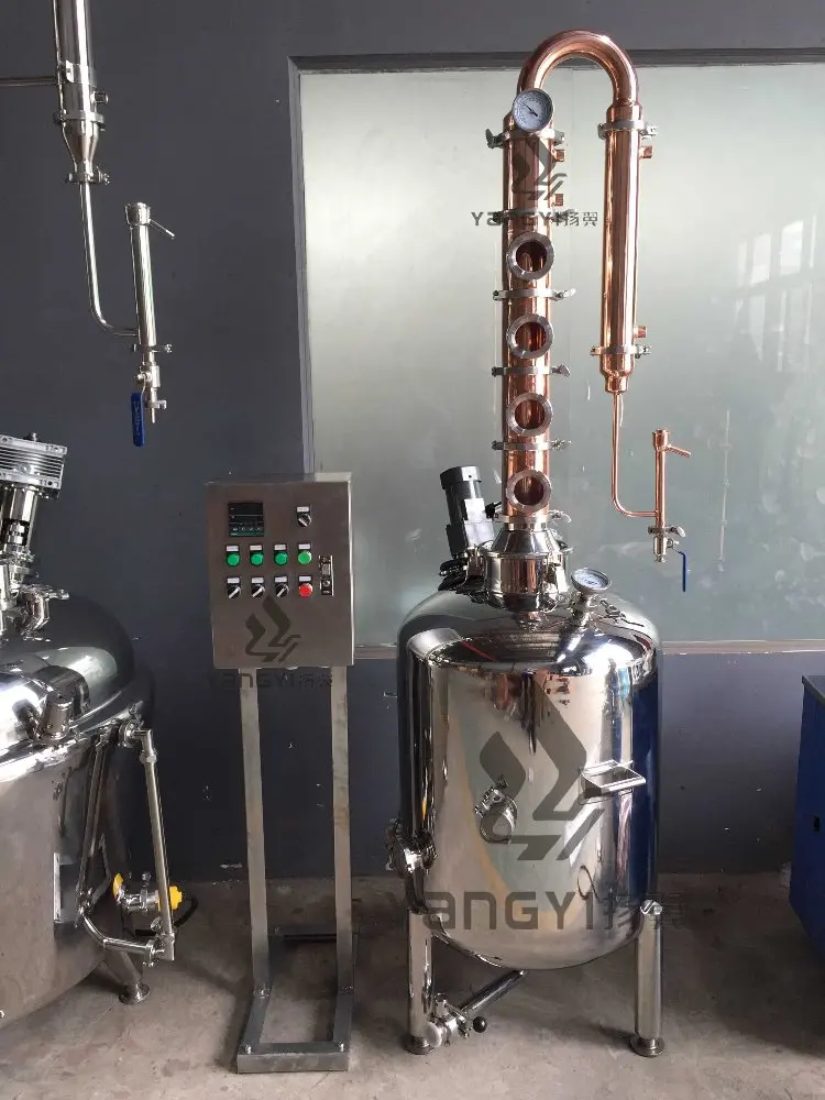 Горячая Распродажа, оборудование для дистилляции, бойлер 200 л с медной дистилляционной колонкой