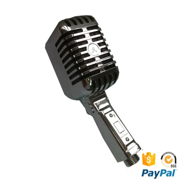 Vintage Microphone shape novelty shower head