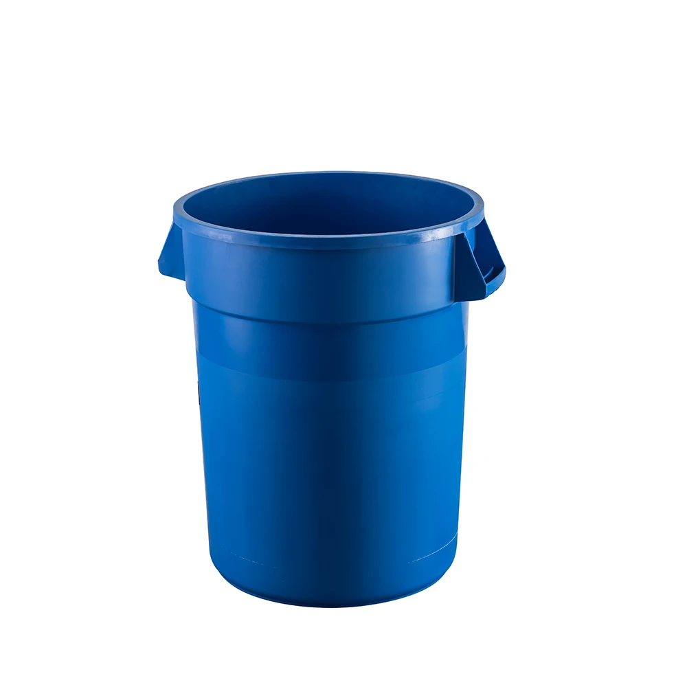 Wholesale 80 liter 20 gallon plastic round trash can