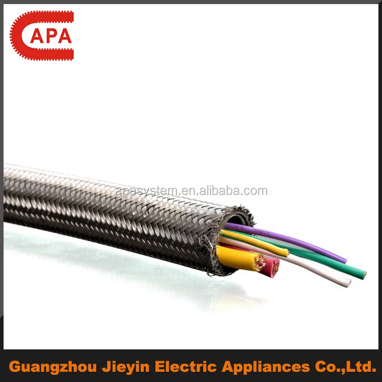 Stainless Steel Braided Metal flexible conduit/hose/pipe/tube with PVC sheath (NK706)