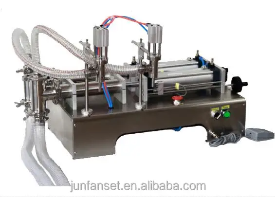 Pneumatic alcoholic beverage/oil/shampoo filling machine