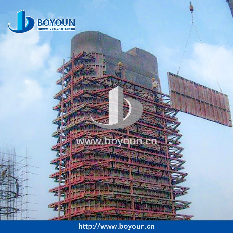 Concrete Bridge Pier Steel Mould Formwork System for Site Pouring Concrete