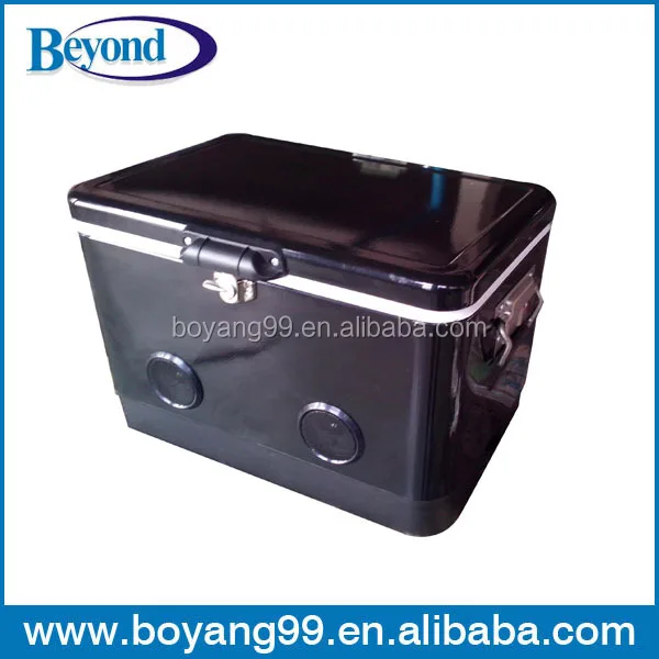 vintage corona metal ice cooler small cooler