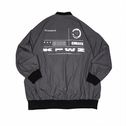 Killwinner spring and autumn coat air force tops trend brand men original design street print loose reversible pilot jacket