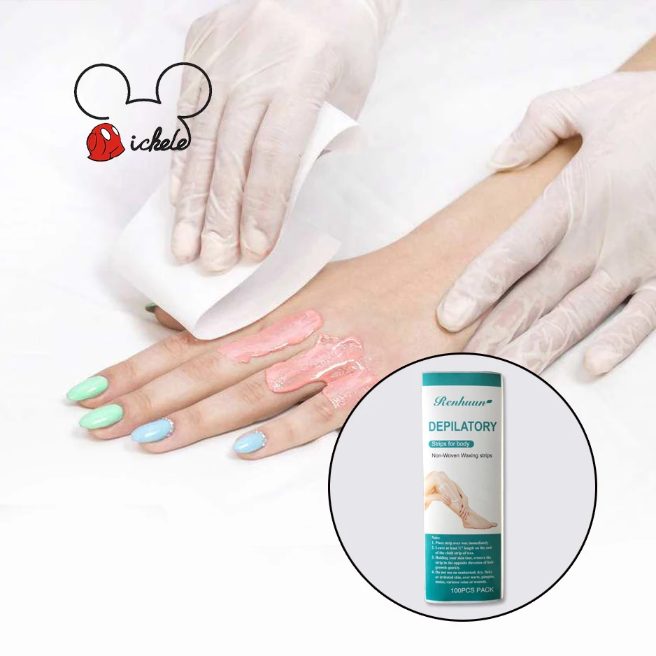 Manufacturer Disposable depilatory wax epilation roll strip for spa beauty salon