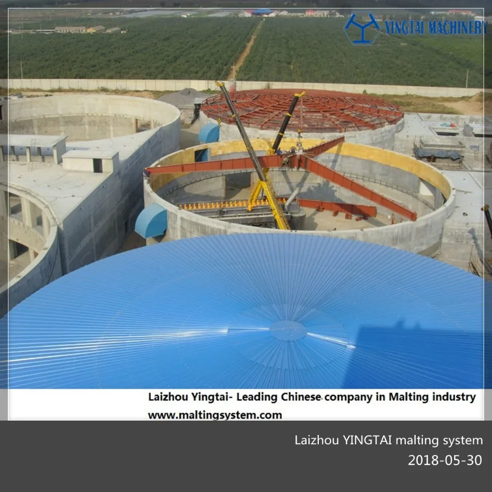 Barley Malt Germination Equipment for Tower Type Malting Technology