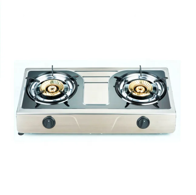Two burners gas stove table type gas cooker hot sale in Palestine market