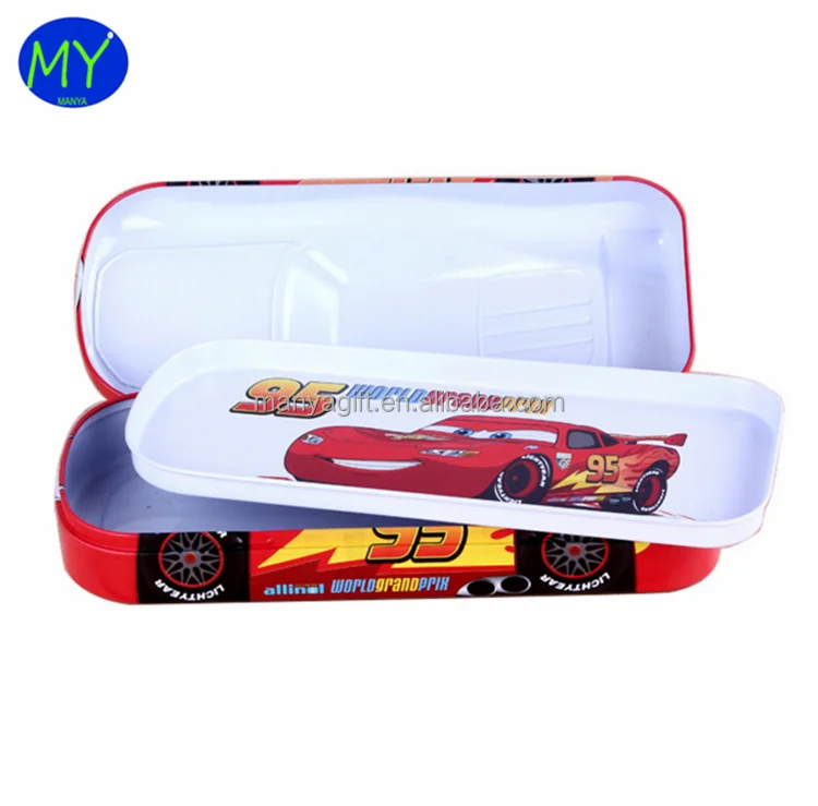 Factory hot sales car shape tin pencil case with CE certificate