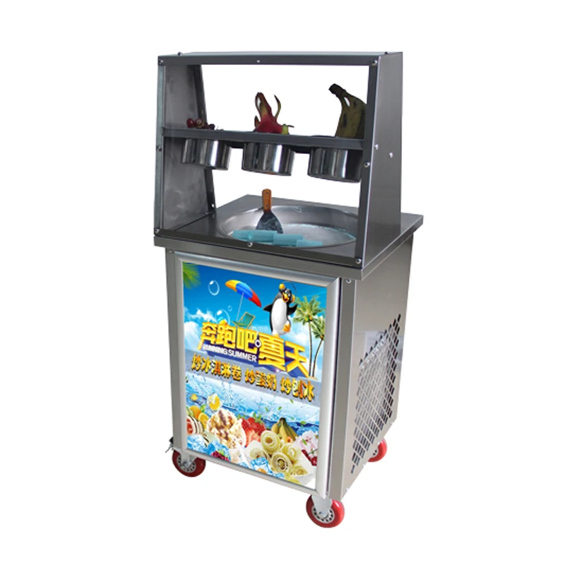 Hot sale commercial flat pan fried ice cream machine price Fried Ice Cream Machine Roll/Yogurt Ice Cream Machine