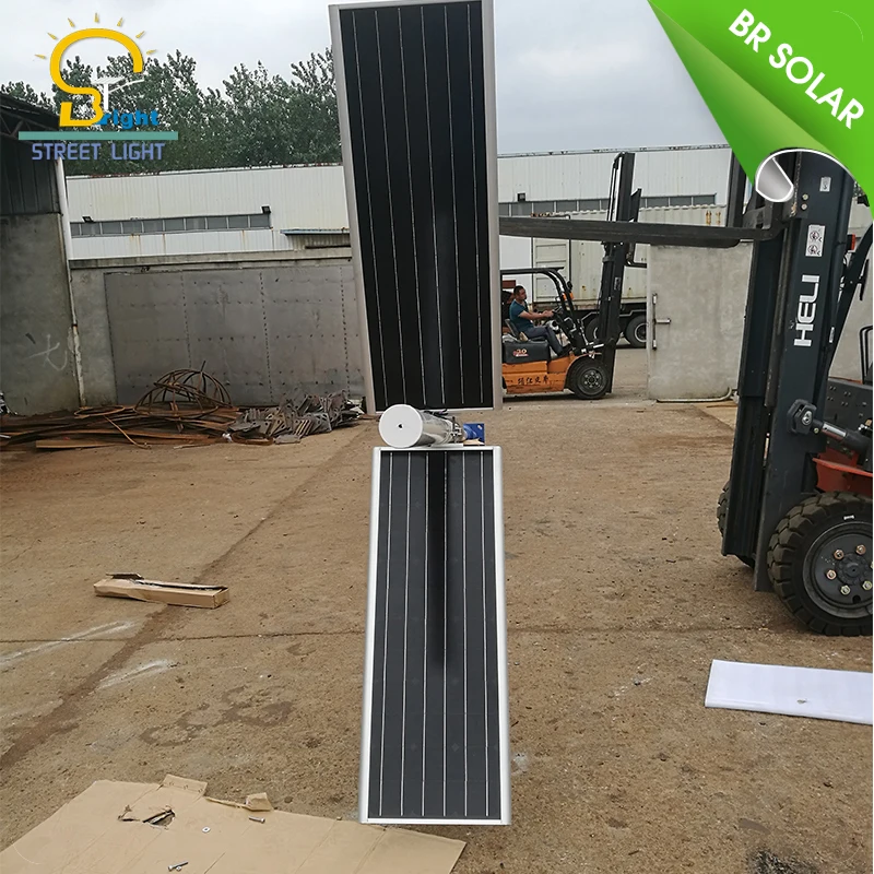 Professional design Outdoor Lighting 40W 60W 90W Integrated All In One Solar Street Lamps  Road Solar Led Street Light