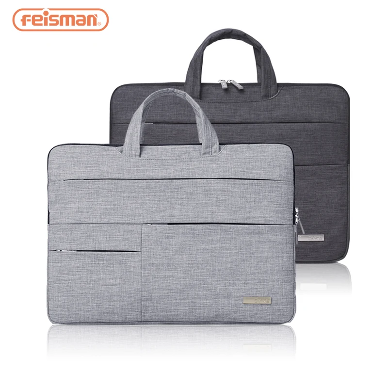 Чехол Feisman для ноутбука 13, 14, 15 дюймов, Защитная сумка для переноски, чехол для 13, 14, 15 дюймов, Macbook, Dell, HP, ASUS, Toshiba