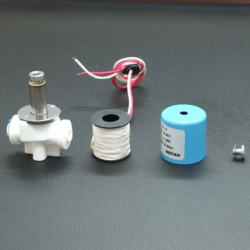 24V 12V DC 220V 110V AC  Plastic Solenoid valve