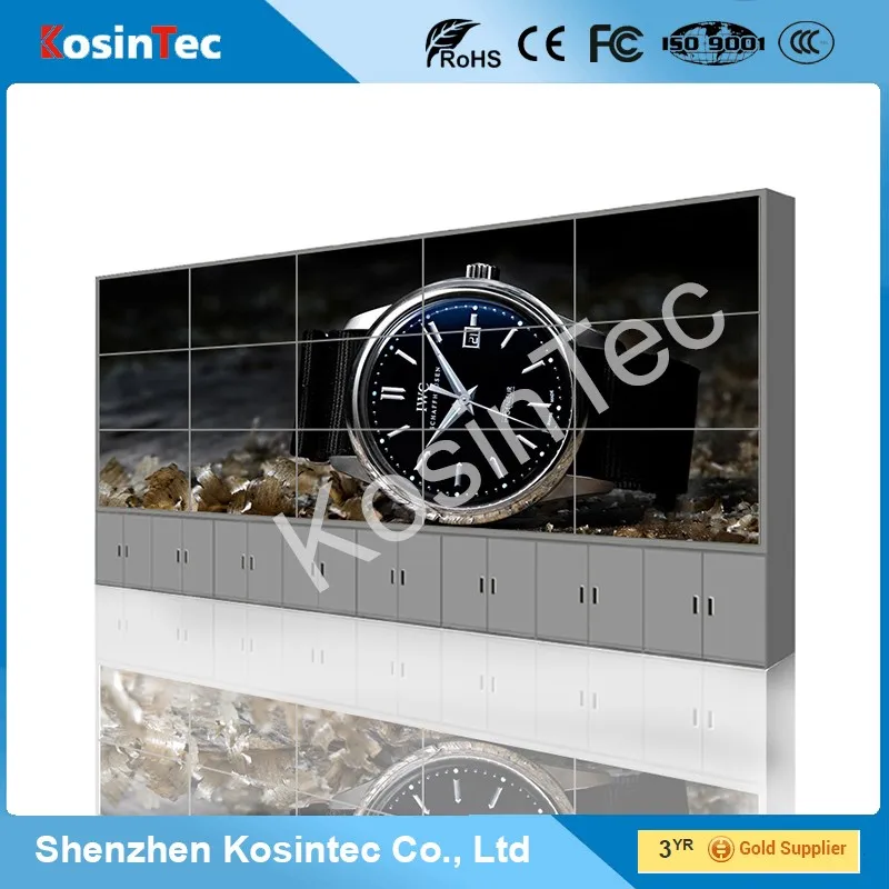 46 inch video wall,lcd TV wall ,led TV wall with super narrow bezel lcd video wall factory