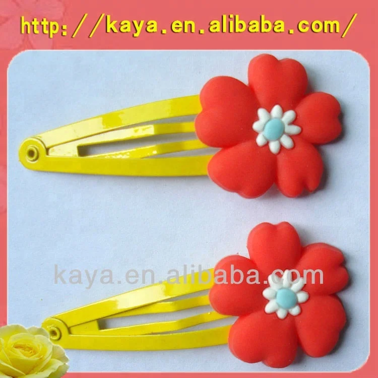 Factory custom Cute and beautiful plastic Hair Clip