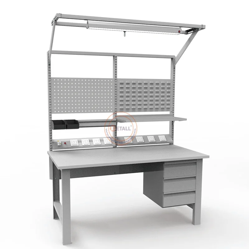 Detall OEM/ODM metal workforce workbench used for workshop