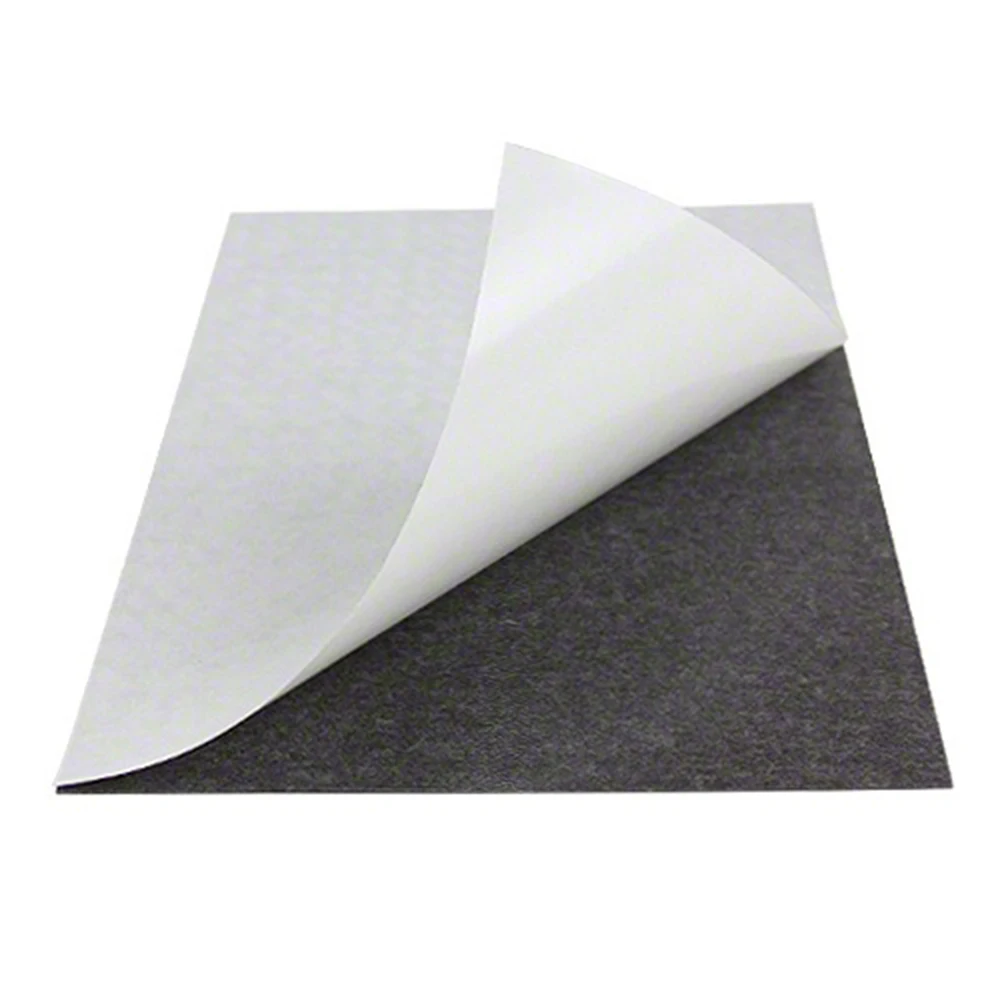 A4 flexible rubber self adhesive magnetic magnet sheet