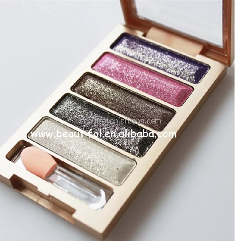 
Elegant high class wholesale round compact eyeshadow pan waterproof makeup cosmetics eyeshadow primer 