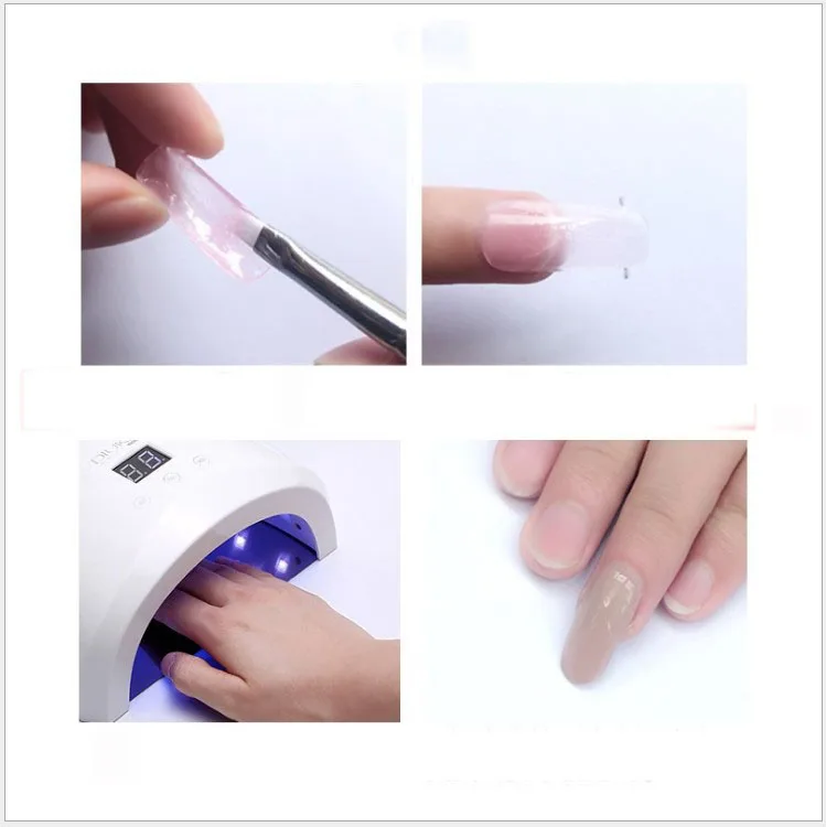 Прозрачные накладные акриловые ногти накладные ногти