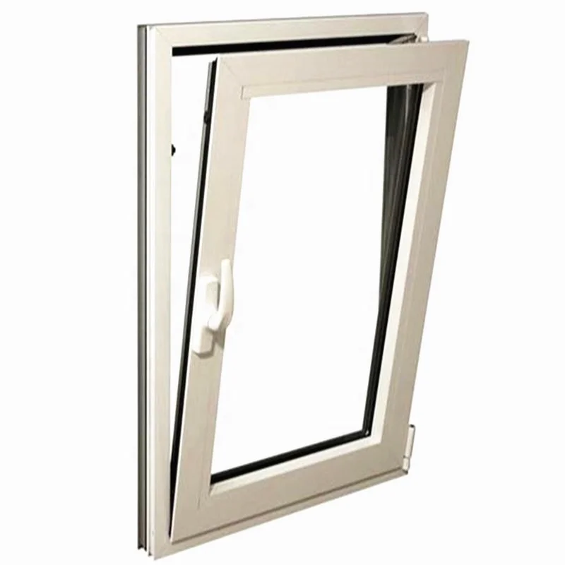 German Style PVC Tilt And Turn Windows With Hinges And Hardware