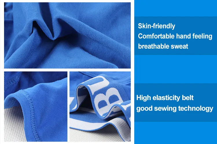 
custom made fashion comfortable waistband mens underwear 