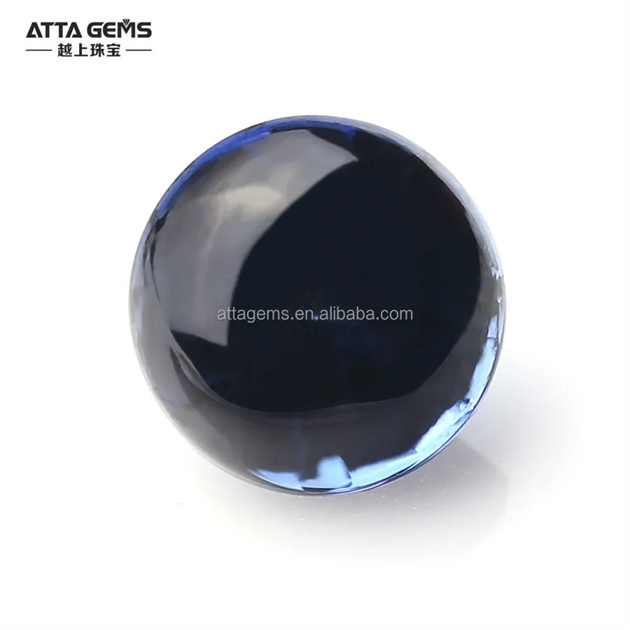 Created blue sapphire #34 ceylon blue sapphire cabochon stone price