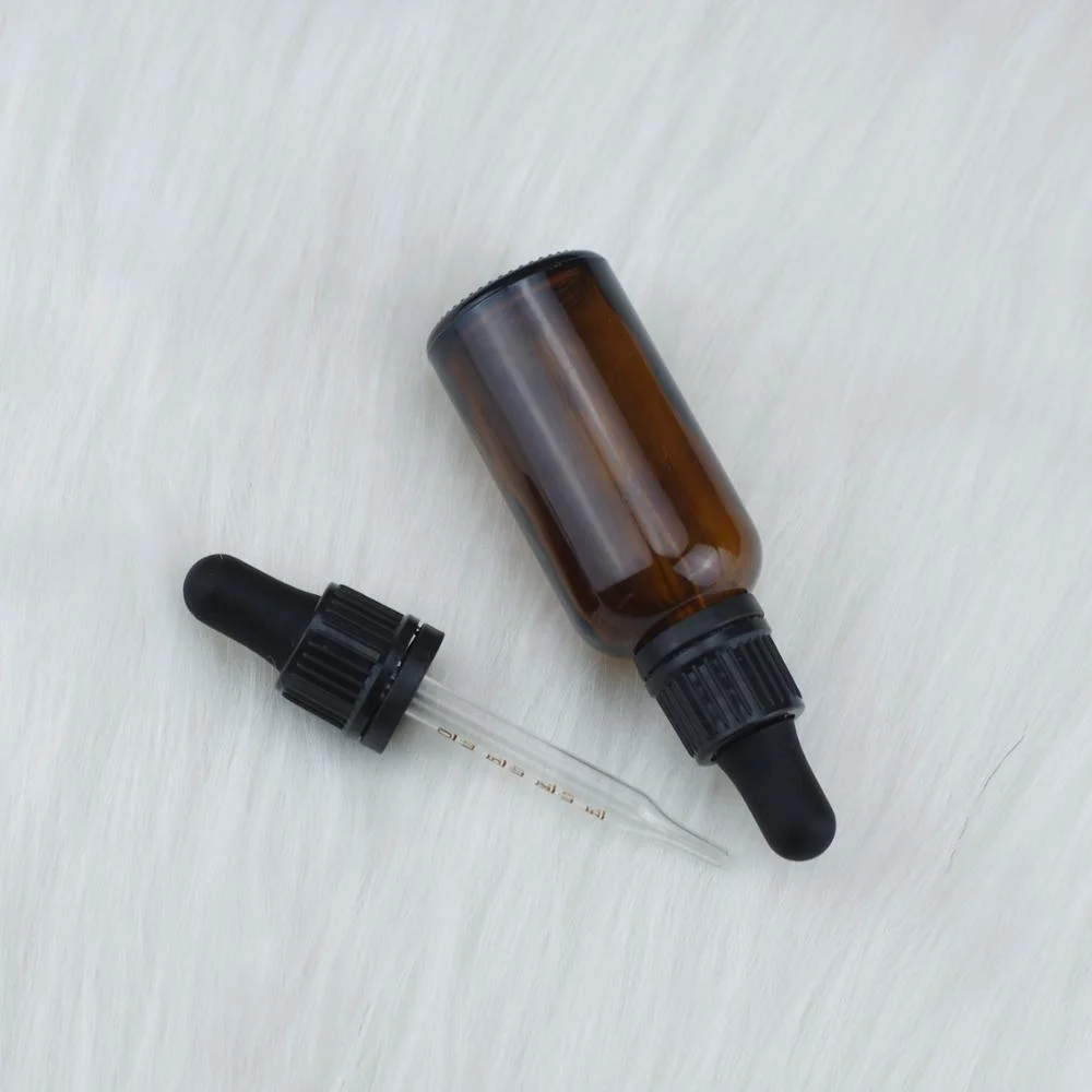 18/415 common shape tamper evident dropper cap  glass pipette for dispensing bottle