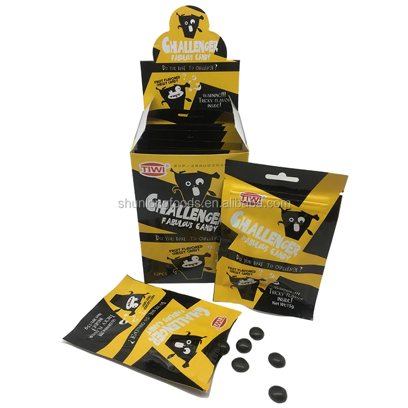 
New 2020 Surprise Chewy Candy Black Challenger Mix Tricky Flavor Chewy Candy 