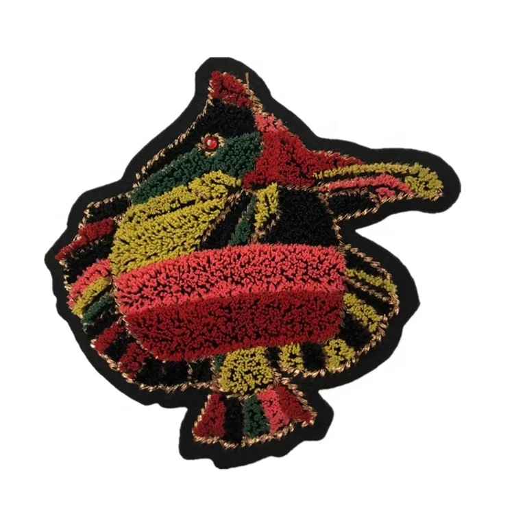 Plant animal embroidery label Cartoon Toothbrush towel embroidery patches cloth badge