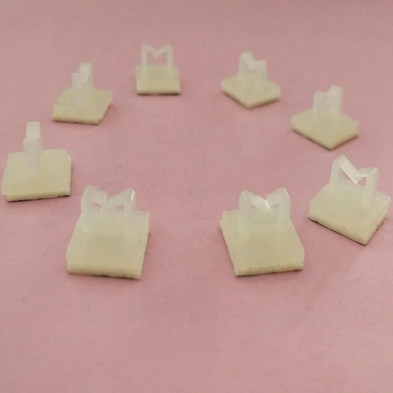 Plastic nylon flat cable wire clips cable clamps for cable fixing