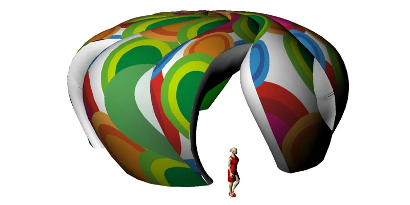 CAIXIN inflatable white stage dome tent inflatable canopy event dome