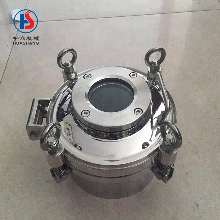 High pressure Stainless steel SS304 sanitary pressure manhole for pressure tank