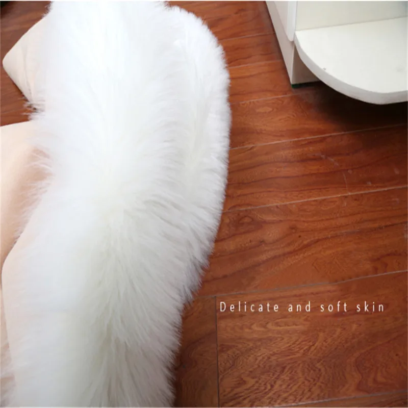 Medical Grade sheep skin area rug kids animal floor fluffy OEKO-TEX Fur Carpets natural shaggy Shearling Sheepskin Rug For Baby