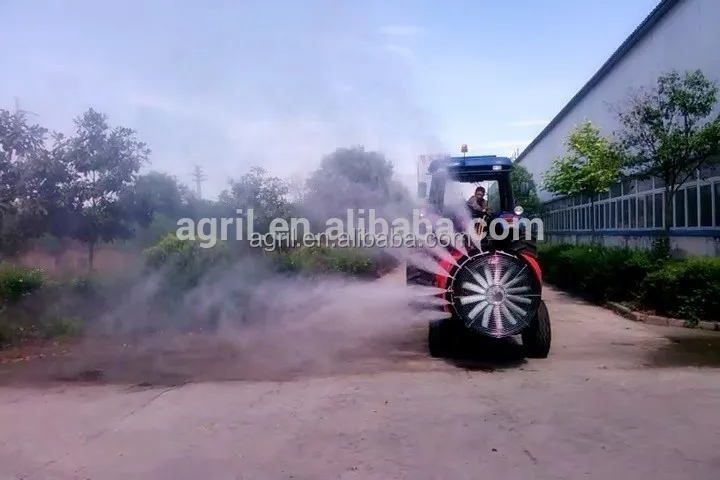 high efficient orchard fruit garden vineyard trailer 1500L boom tank air blast sprayer with Italy diaphragm pump