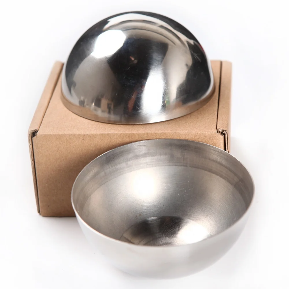Polished hollow hemisphere ball stainless steel half bowl 50mm 60mm 70mm 80mm 90mm