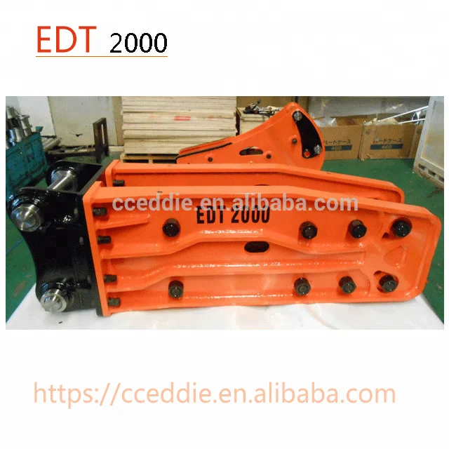 Importer of Yantai Eddie Hydraulic Breaker Wanted Hydraulic Rock Breaker Hammer Construction EDT 0.8-48 Ton 40 - 200 Mm Provided