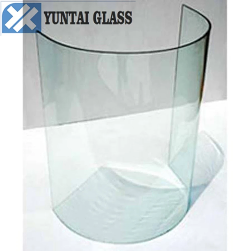 6mm 8mm 10mm 12mm flat curved safe building laminated tempered glass dome in China