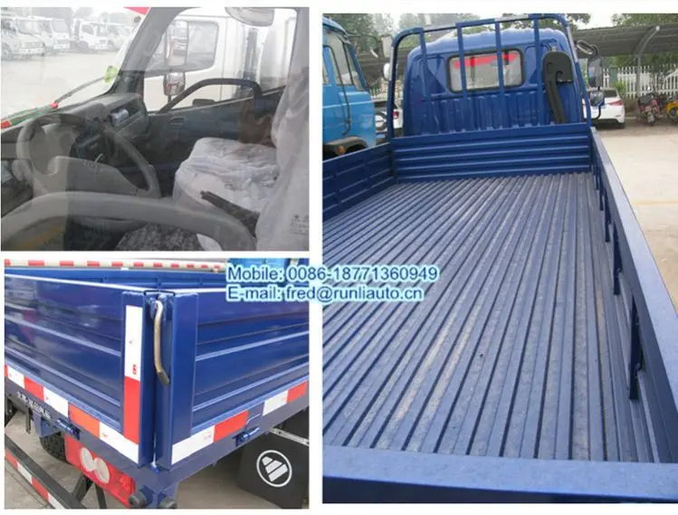 Foton Aoling 4x2 1.5 to 2.5 ton 3360 wheelbase small cargo truck for sale in Laos