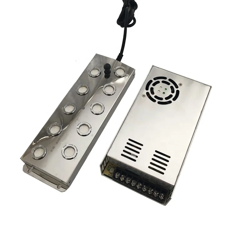 China wholesale 7L/h industrial ultrasonic mist maker fogger 10 head humidifier