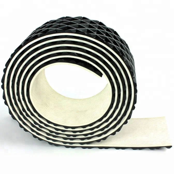 Wood making sanding machine PVC industrial conveyor belt with grid pattern