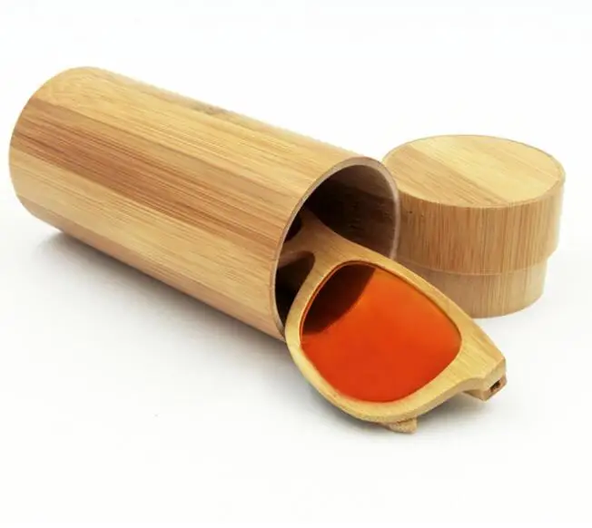 
engrave logo sunglasses bamboo boxes 